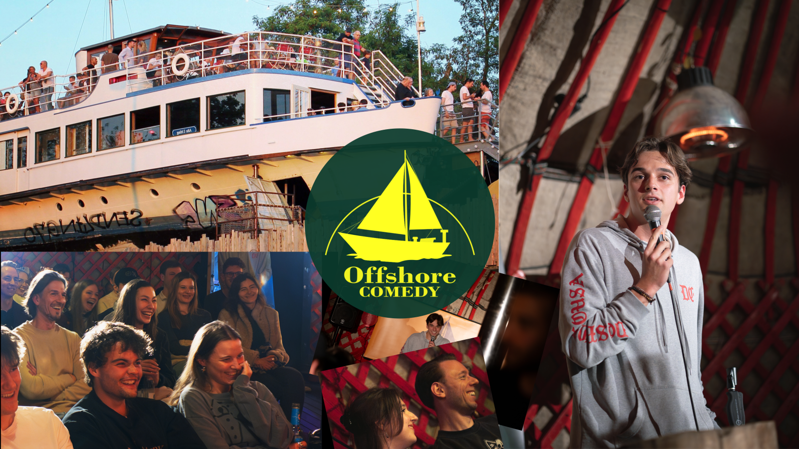 Open Air/Indoor: Offshore Comedy - Stand Up By A Boat!
