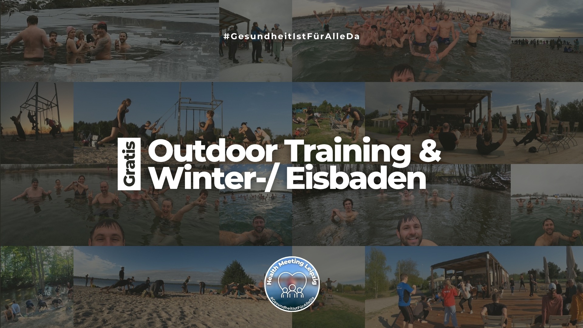Kostenfreies Outdoor Training & Winterbaden an der weißen Elster | Health Meeting Leipzig - #GesundheitIstFürAlleDa