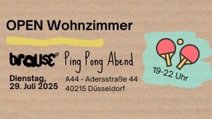 Ping Pong Night im Brause Open Wohnzimmer