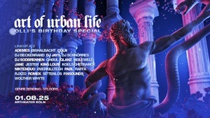 ART OF URBAN LIFE SPECIAL - BIRTHDAY RAVE IM ARTHEATER 01.08.25