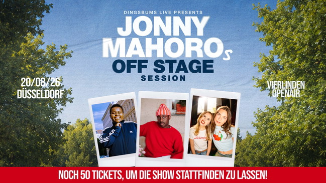 Jonny Mahoro's OFF Stage Sessions  - Open Air