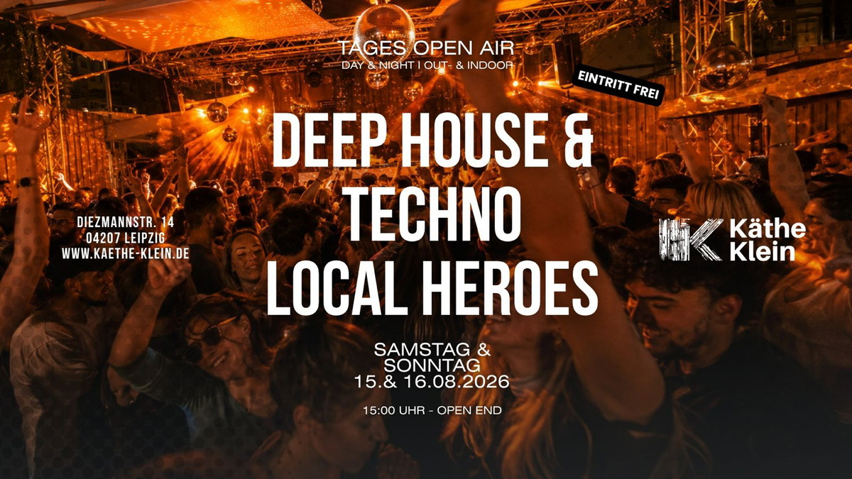 Titelbild der Veranstaltung Käthe´s SATURDAY Week KW 33: Sat & Sun LOCAL HEROES I Day & Night I Out & Indoor