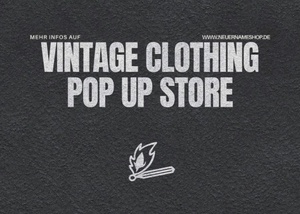Vintage Preloved Fashion Pop-UP Store NEUERNAME