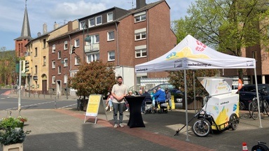 „HaarenMobil" im Park am Alten Friedhof