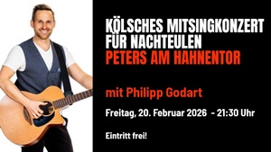 MitSingKunzät vür Naaksüüle, kostenloses Mitsingkonzert mit Philipp Godart