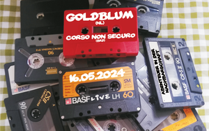 674FM + Abenteuer in der Nachbarschaft präsentieren: GOLDBLUM +  CORSO NON SECURO ||| Lo-Fi-Soundcollagen mit Flohmarktkassetten, Tape-Loops und billigen Keyboards
