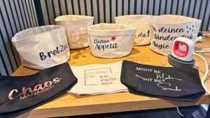 Kreativer Plotter-Einführungsworkshop für Anfänger in Bergisch Gladbach (90 Min.) – Canvas-Körbchen