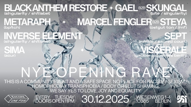 encore.une.fois / tuesday techno rave