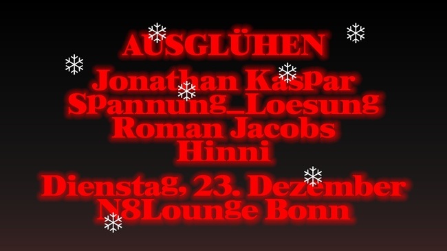 Ausglühen mit Jonathan Kaspar