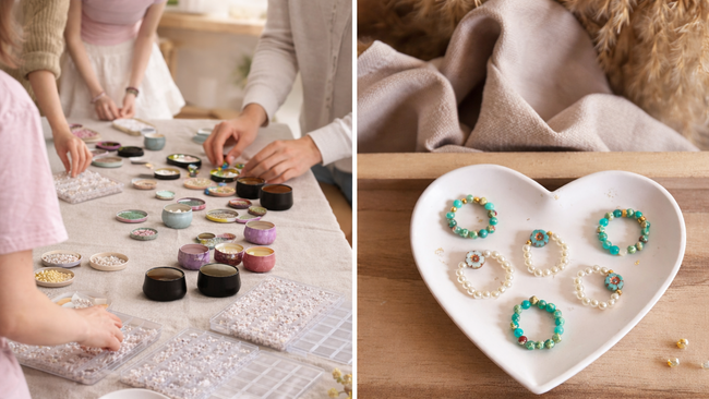 DIY Perlenarmbänder & Ring @ Yachtklub FFM (de/en)