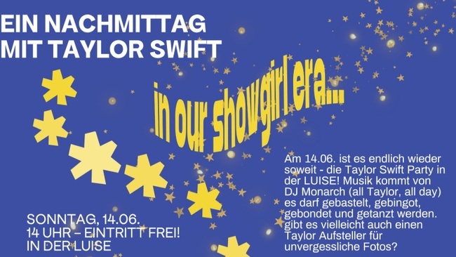 Taylor Swift Party - 14 bis 27 Jahre