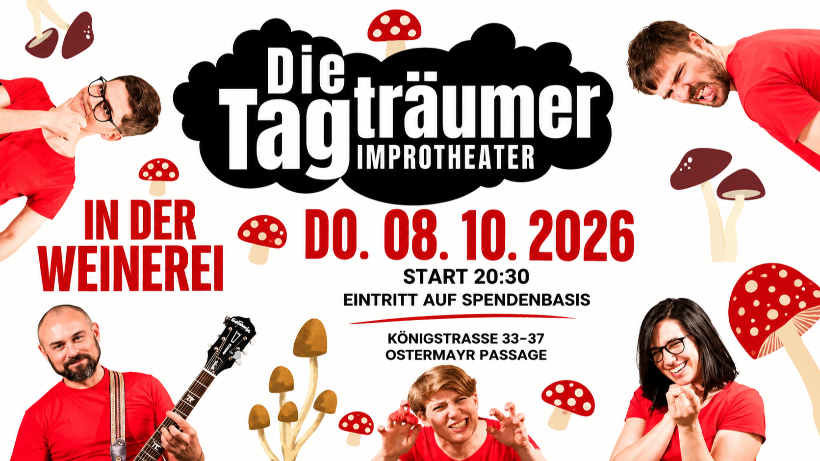 Die Tagträumer – Improtheater in der Weinerei