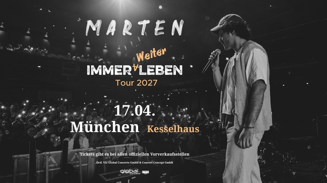 MARTEN - Immer weiter Leben Tour 2027 München