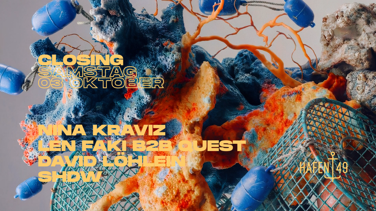Titelbild der Veranstaltung NINA KRAVIZ, LEN FAKI B2B QUEST, DAVID LÖHLEIN, SHDW Closing