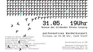 Split/Unite Performatives Wandelkonzert im MdbK