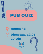 Sea-Eye Pubquiz: Euch erwartet ein Abend voller Quizfragen, guter Stimmung und dem Ziel, Spenden für die Seenot-rettung zu sammeln