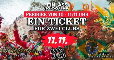 11.11 OPEN AIR Jeckenspektakel zum Sessionsbeginn