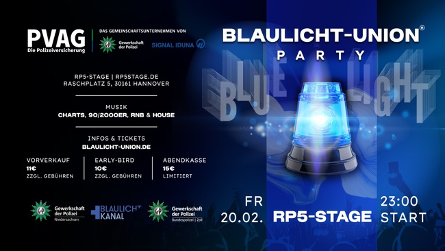 Blaulicht-Union Party - Hannover