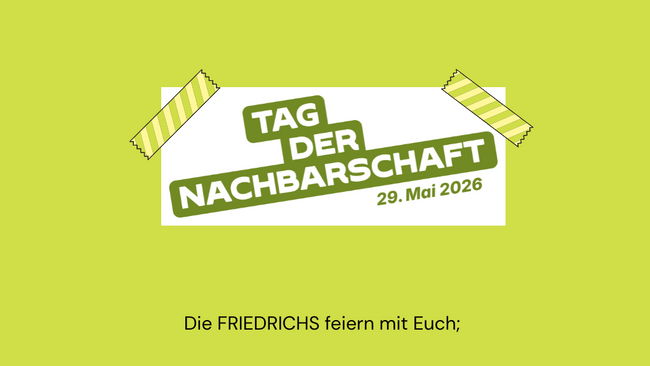 Tag der Nachbarschaft mit Führung und Flohmarkt