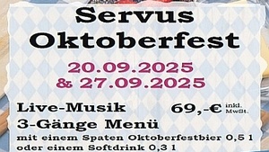 Servus Oktoberfest 2025 // Samstag, 27.09.2025