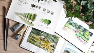 Aquarell und Urban Sketching Workshop
