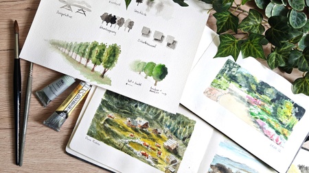 Aquarell und Urban Sketching Workshop