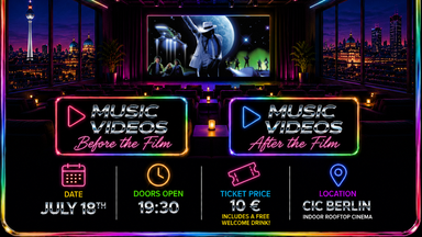ROOFTOP CINEMA MICHAEL JACKSON NIGHT: MOONWALKER (1988)