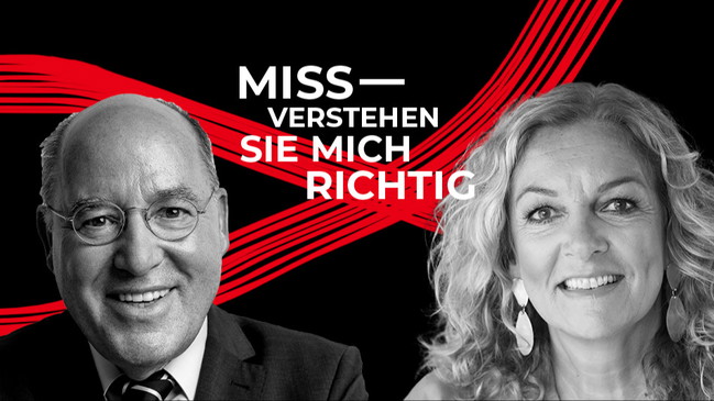 MISSVERSTEHEN SIE MICH RICHTIG Bettina Tietjen zu Gast bei Gregor Gysi