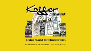 Design-Markt für Einzigartiges: 14. Koffermarkt Osnabrück