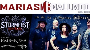 Sturmfest Hamburg: Ember Sea, Immersed In Black & Vertical Blinds