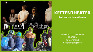 Kettentheater - Radtour mit Improtheater