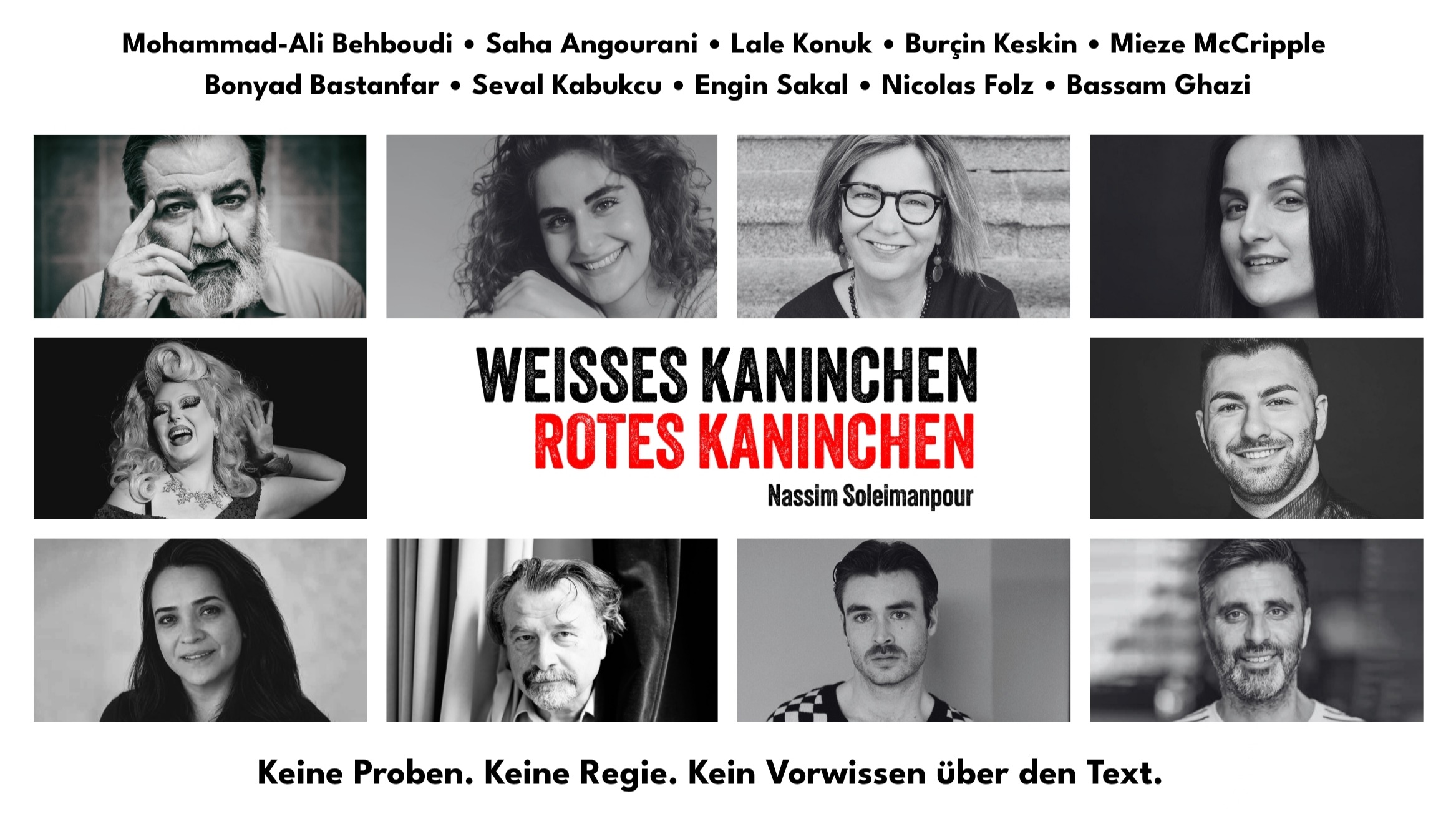 Weißes Kaninchen, rotes Kaninchen - das weltweit meistgespielte Theaterexperiment