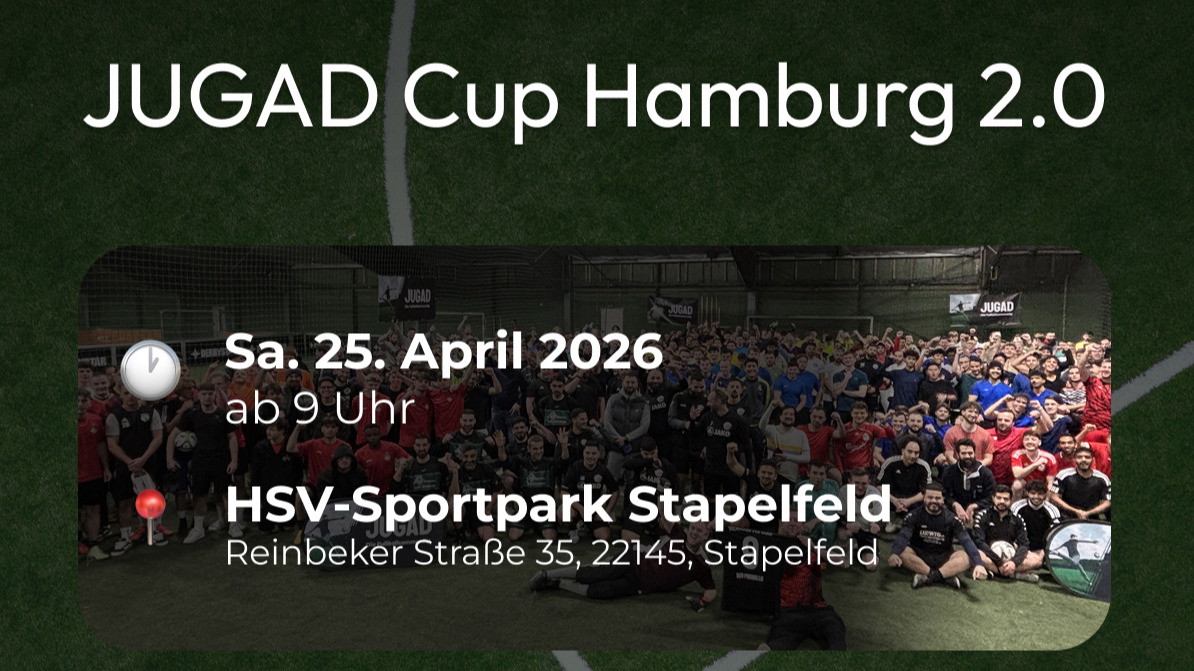 ⚽ Freizeitturnier: JUGAD Cup Hamburg 2.0