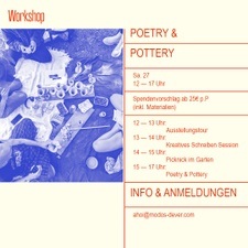 Prendre la Parole -- Poetry and Pottery Workshop