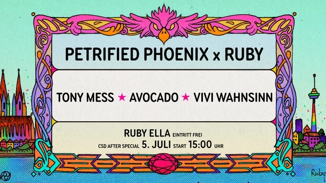 FREE - CSD Aftershow @ RUBY Ella x Petrified Phoenix