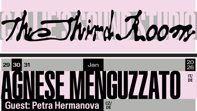 Callie’s presents The Third Room: Agnese Menguzzato