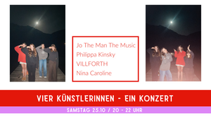 !FÄLLT AUS! - ̶v̶̶i̶̶e̶̶r̶̶ ̶̶k̶̶ü̶̶n̶̶s̶̶t̶̶l̶̶e̶̶r̶̶i̶̶n̶̶n̶̶e̶̶n̶̶ ̶-̶ ̶̶e̶̶i̶̶n̶̶ ̶̶k̶̶o̶̶n̶̶z̶̶e̶̶r̶̶t̶
