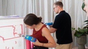 Valentinstags-Date Tufting