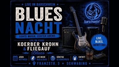 Blues Nacht | Martin Körber,  Hans Krohn & Johann Fliegauf