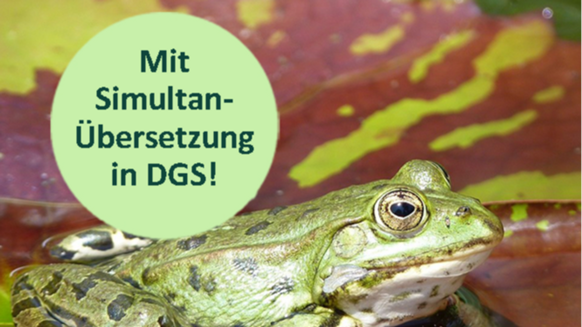 Gewässerökologische Führung mit Simultanübersetzung in DGS