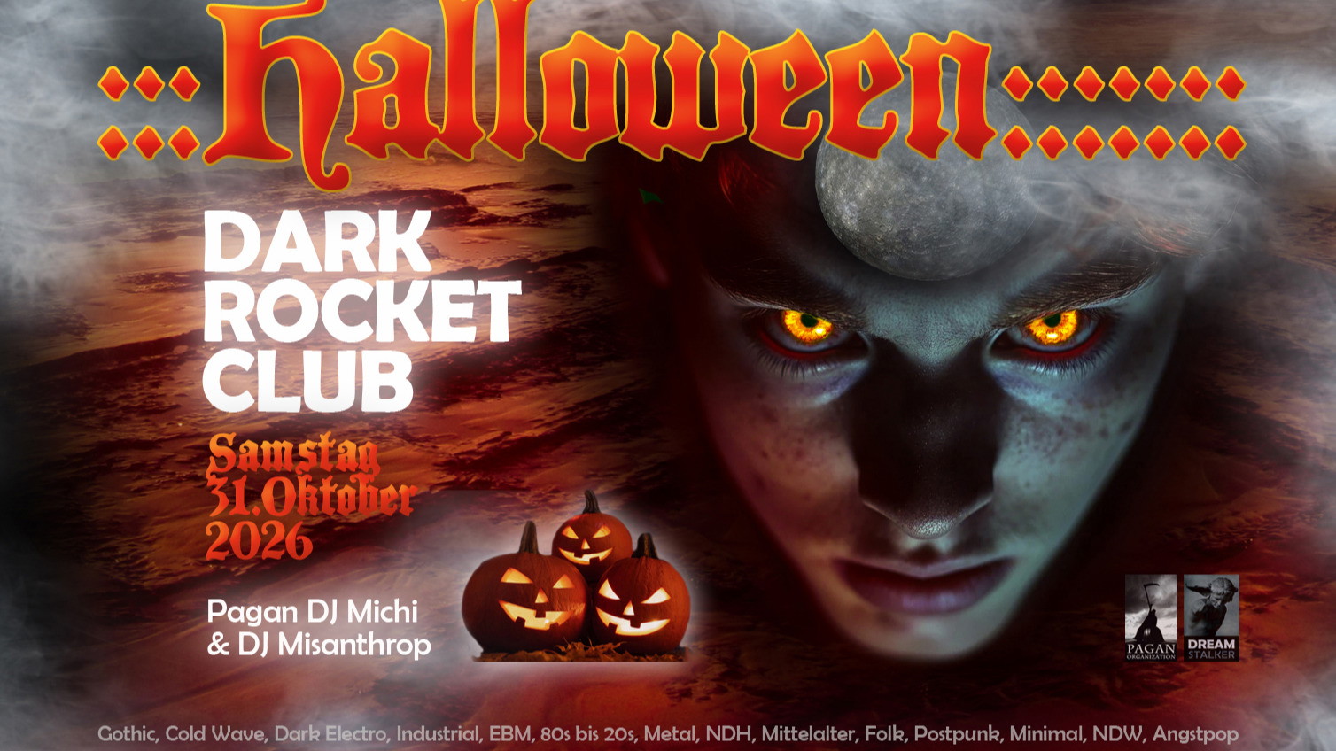 Dark Rocketclub Halloween