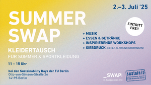 SummerSWAP – Kleidertausch für Sommer und Sportkleidung!