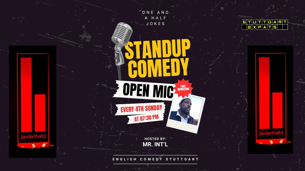 One-And-A-Half Jokes (English Comedy Open Mic)