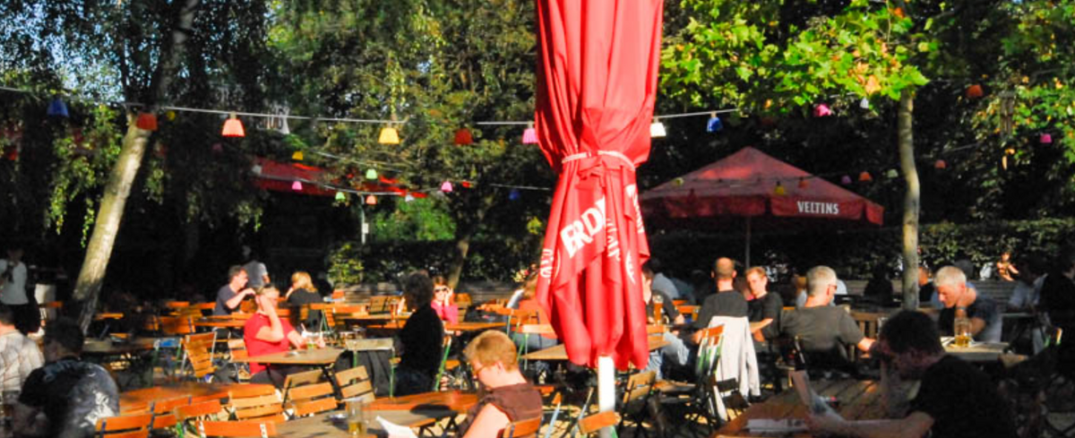 Schleusenkrug, der Biergarten im Tiergarten Berlin