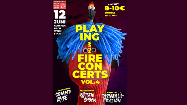 Playing with Fire Concerts Vol. 4 w\The Sound Aye||Rötten Shock||Disqualification
