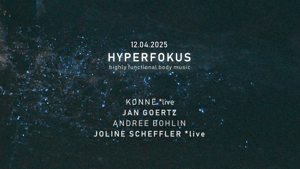 HYPERFOKUS mit Joline Scheffler *live (Stockholm)