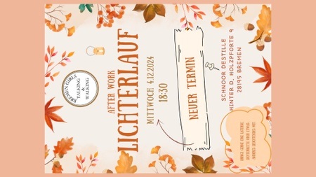 8 Spaziergang LICHTERLAUF Bremen Girls Talking & Walking Club