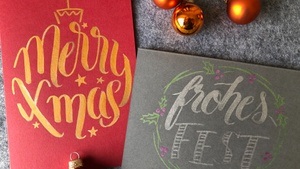 Handlettering Weihnachts-Workshop