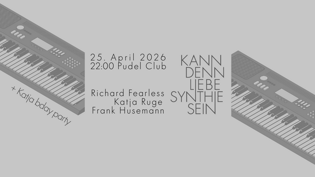 Kann denn Liebe Synthie sein / Golden Pudel Club