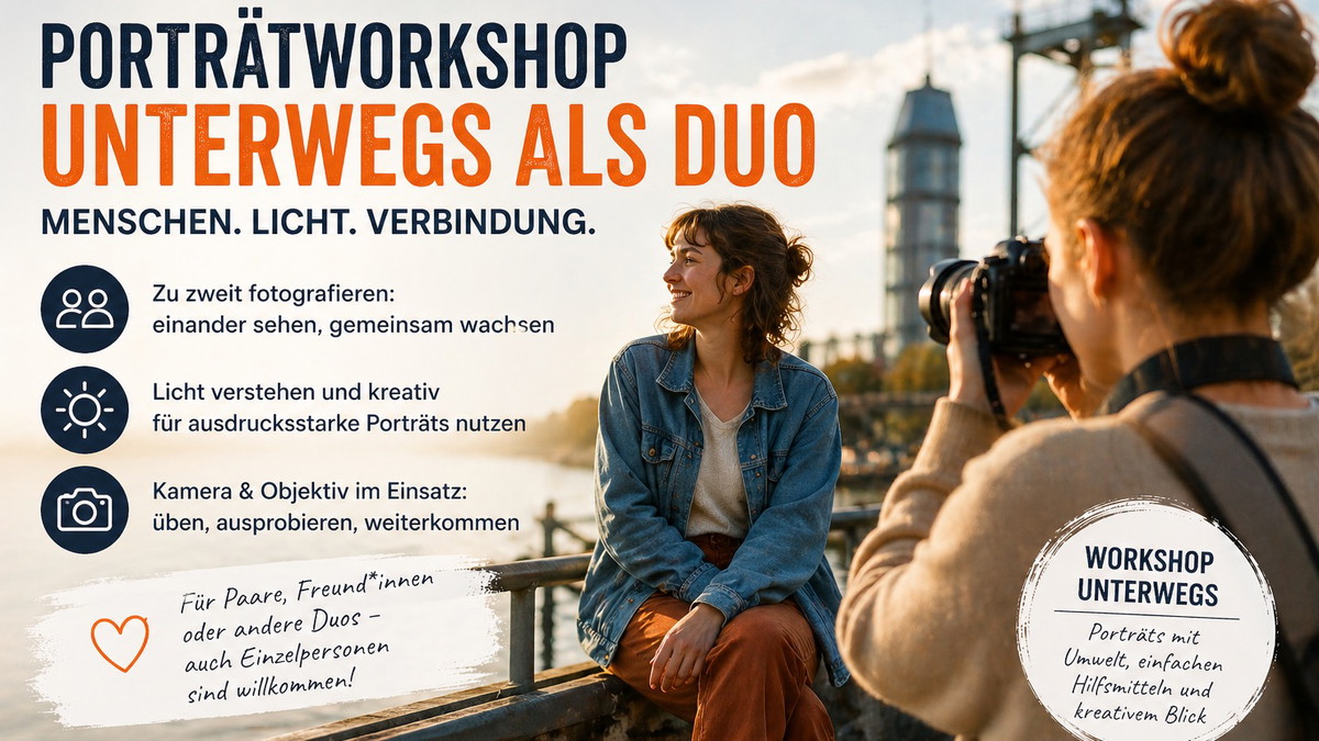 Porträts unterwegs – gemeinsam fotografieren